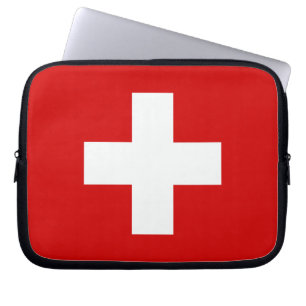 Housse Pour Ordinateur Portable Le drapeau de la Suisse