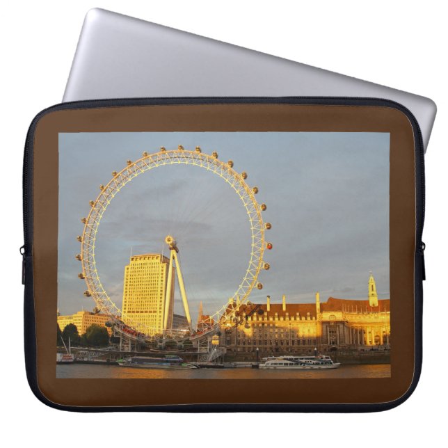 Housse Pour Ordinateur Portable Le fleuve Londres (Devant)
