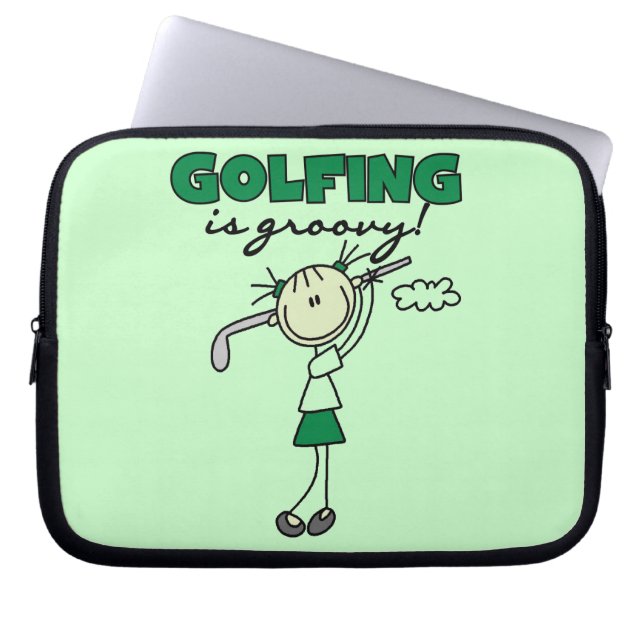 Housse Pour Ordinateur Portable Le golf est super (Devant)