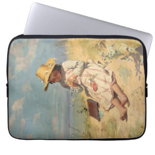 Housse Pour Ordinateur Portable Le jeune botaniste (par Paul Peel)