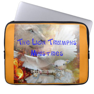 Housse Pour Ordinateur Portable Le lion triomphe les manches de l'ordinateur porta