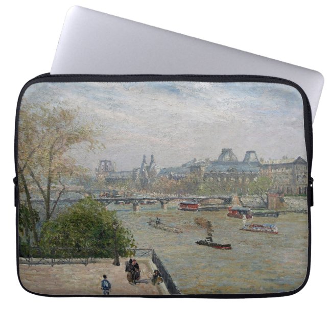 Housse Pour Ordinateur Portable Le Louvre, Camille de printemps Pissarro (Devant)