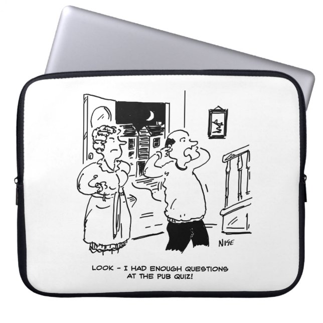 Housse Pour Ordinateur Portable Le mari ne veut pas remettre en question (Devant)