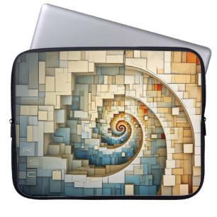 Housse Pour Ordinateur Portable Le Monde de Willem : Monogramme de Fibonacci Natur