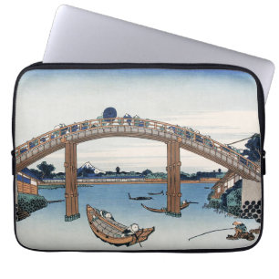 Housse Pour Ordinateur Portable Le mont Housai Fuji vu d'en bas Pont Homme