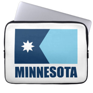 Housse Pour Ordinateur Portable Le nouveau drapeau de l'État du Minnesota