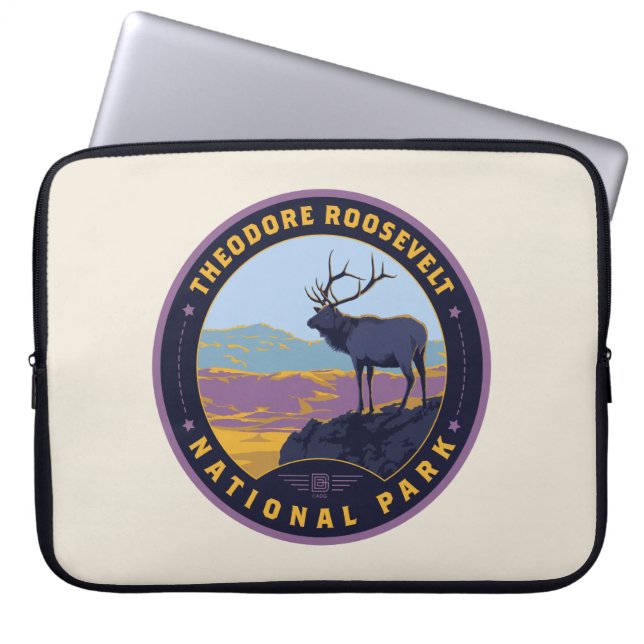 Housse Pour Ordinateur Portable Le Parc national de Theodore Roosevelt (Devant)