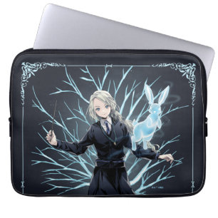 Housse Pour Ordinateur Portable Le Patronus lapin d'Anime Luna Lovegood