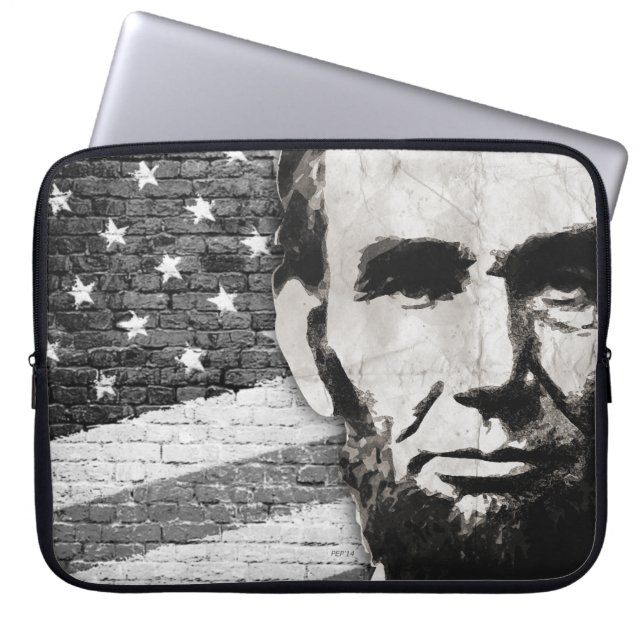 Housse Pour Ordinateur Portable Le Président Abraham Lincoln (Devant)