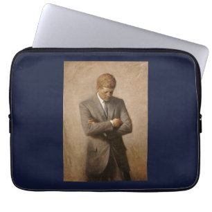 Housse Pour Ordinateur Portable Le président américain John Kennedy Portrait peint
