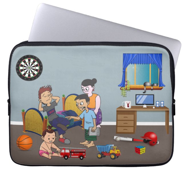 Housse Pour Ordinateur Portable Le refuge du rebelle (Devant)