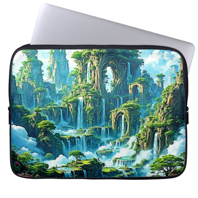 Housse Pour Ordinateur Portable Le rêve de l'arbre de cascade (Devant)