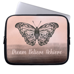 Housse Pour Ordinateur Portable Le rêve papillon croire atteindre