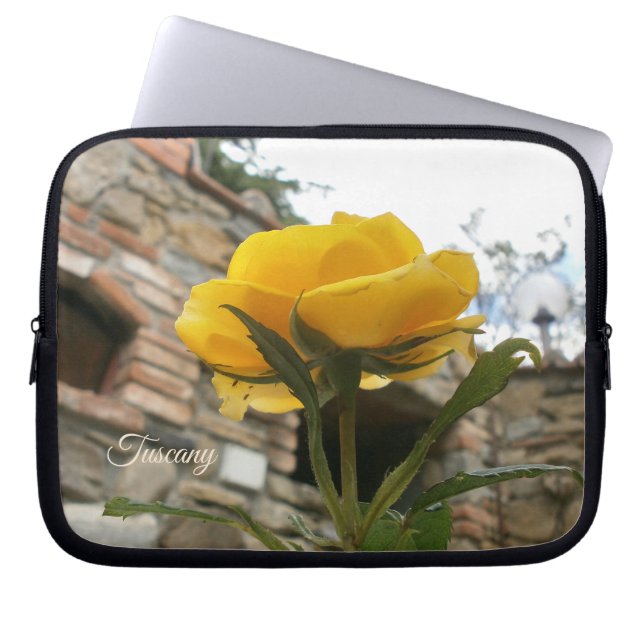 Housse Pour Ordinateur Portable Le yelllow toscan a monté (Devant)
