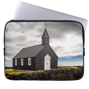 Housse Pour Ordinateur Portable L'Église Noire De Budir, Islande