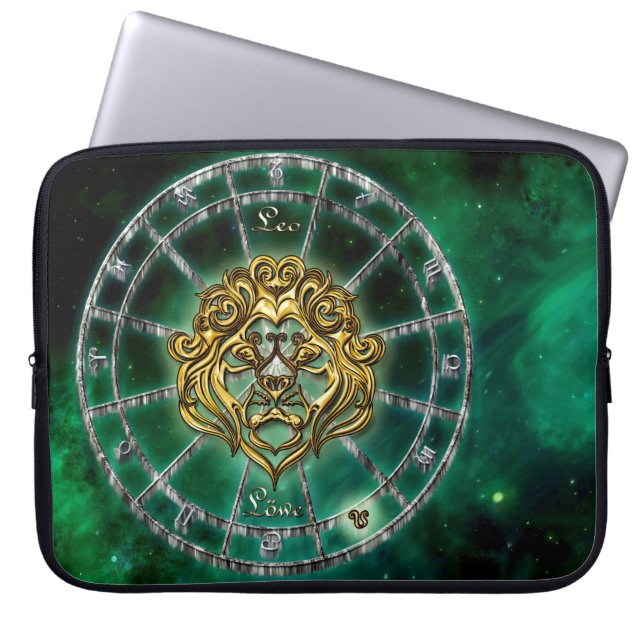 Housse Pour Ordinateur Portable Leo Zodiac Astrologie (Devant)