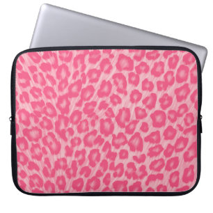 Housse Pour Ordinateur Portable Leopard Blush