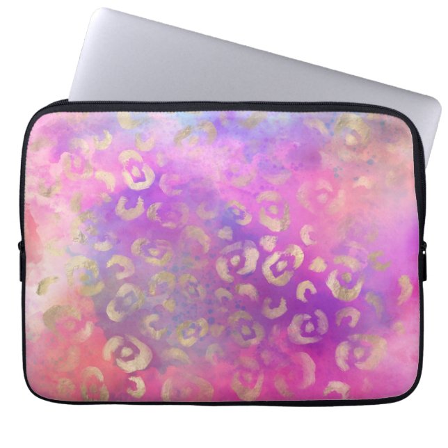 Housse Pour Ordinateur Portable Leopard Paint Series Design 11 (Devant)
