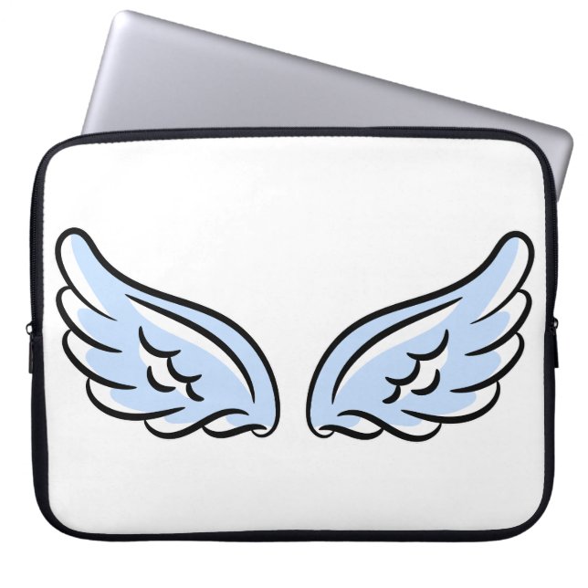 Housse Pour Ordinateur Portable Les ailes du petit ange mignon (Devant)