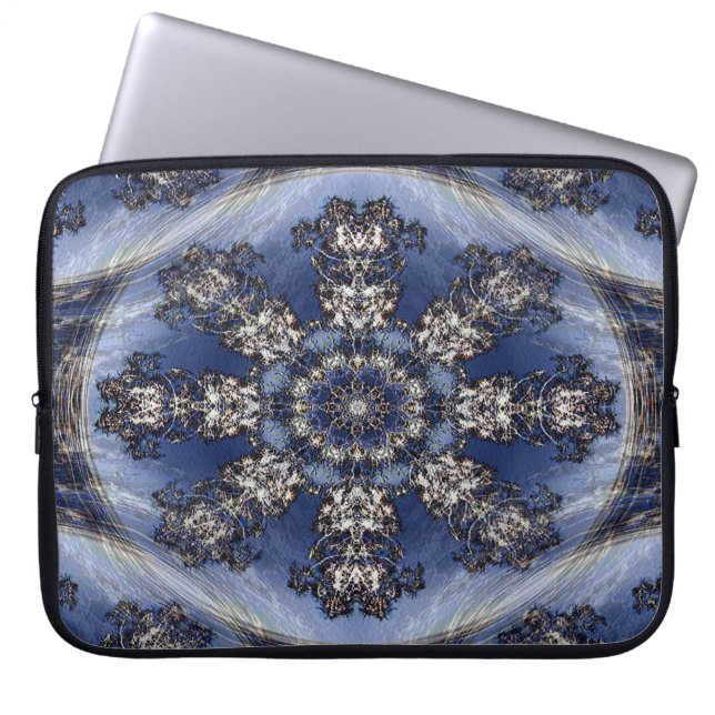 Housse Pour Ordinateur Portable Les flocons de neige..... (Devant)
