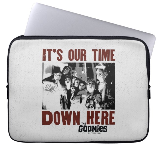 Housse Pour Ordinateur Portable Les Goonies "C'est notre temps ici" (Devant)