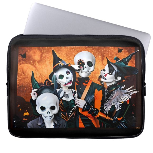 Housse Pour Ordinateur Portable Les irréductibles d'Halloween (Devant)