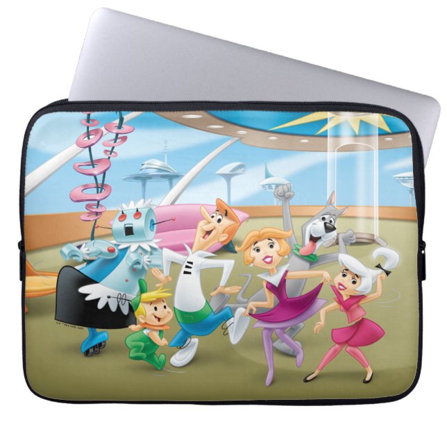 Housse Pour Ordinateur Portable Les Jetsons | Family Dance Party (Devant)