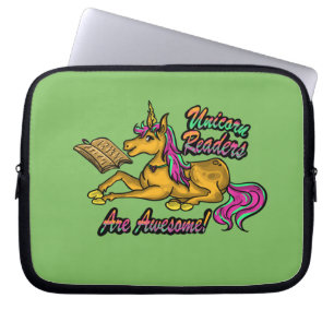 Housse Pour Ordinateur Portable Les Lecteurs Unicorn Sont Un Sleeve De Livre Magni