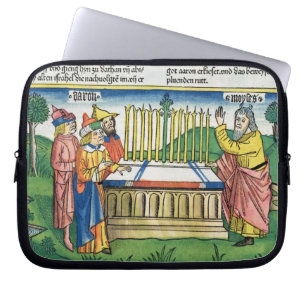 Housse Pour Ordinateur Portable Les numéros 17 1-11 personnels d'Aaron fleurit su