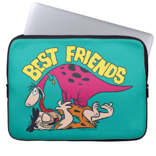 Housse Pour Ordinateur Portable Les Pierrafeu Fred & Dino - Les meilleurs amis