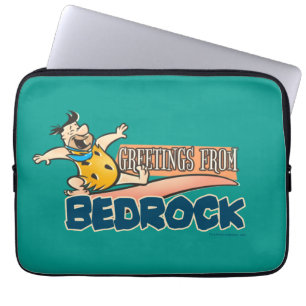 Housse Pour Ordinateur Portable Les Pierrafeu Fred - Salutations De Bedrock
