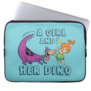 Housse Pour Ordinateur Portable Les Pierrafeu Galets & Dino Play Ball