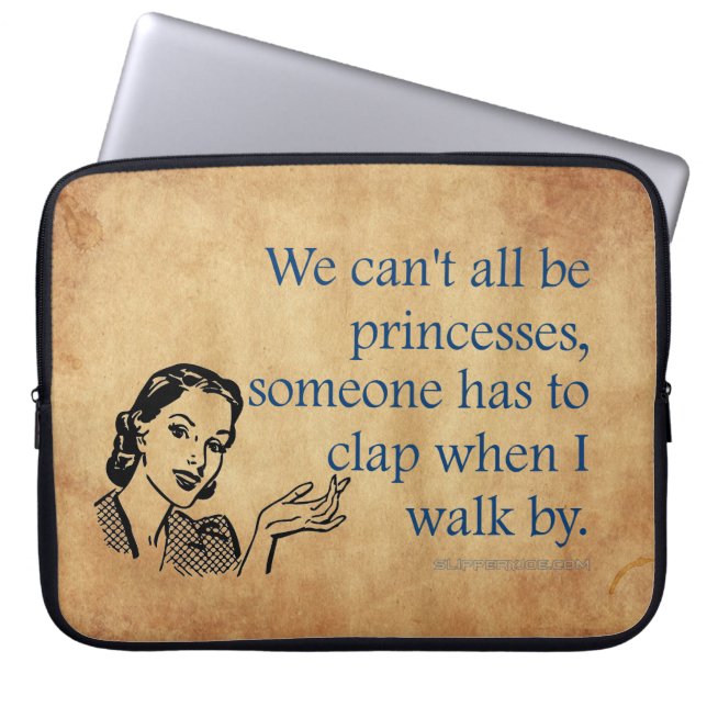 Housse Pour Ordinateur Portable Les princesses de SlipperyJoe applaudissent affich (Devant)