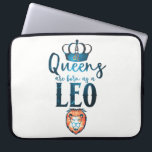 Housse Pour Ordinateur Portable Les reines sont nées en tant que LEO Zodiac Sign J<br><div class="desc">Conception personnalisée</div>