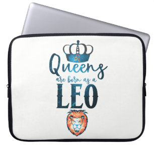 Housse Pour Ordinateur Portable Les reines sont nées en tant que LEO Zodiac Sign J