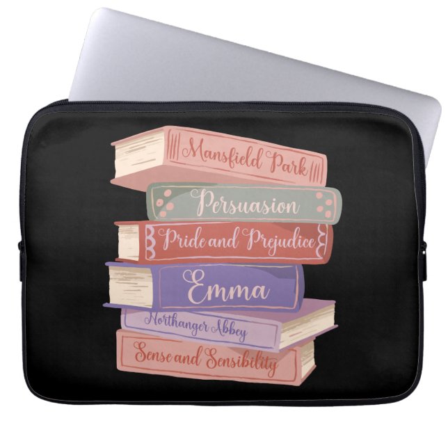 Housse Pour Ordinateur Portable Les romans de Jane Austen V (Devant)