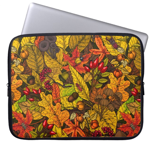 Housse Pour Ordinateur Portable Les trésors d'automne (Devant)