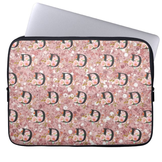 Housse Pour Ordinateur Portable Letter D (Devant)