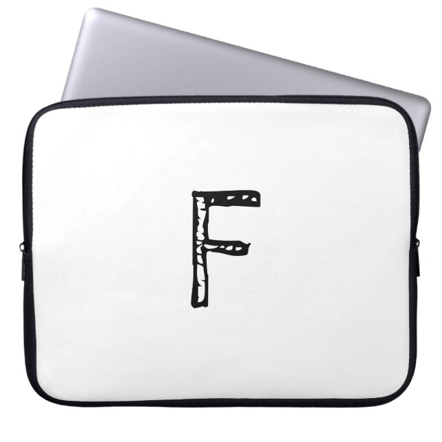 Housse Pour Ordinateur Portable letterf (Devant)