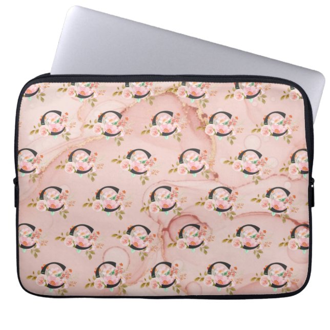 Housse Pour Ordinateur Portable Lettre C (Devant)