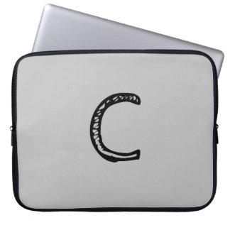 Housse Pour Ordinateur Portable lettre C