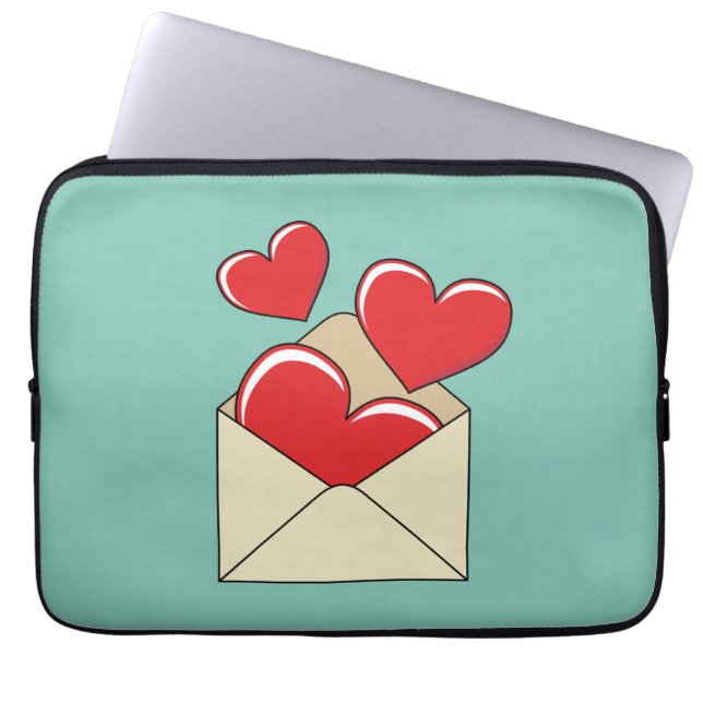 Housse Pour Ordinateur Portable Lettre de love (Devant)