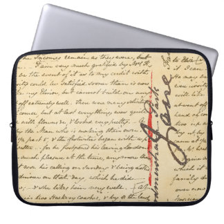 Housse Pour Ordinateur Portable LETTRE Jane Austen