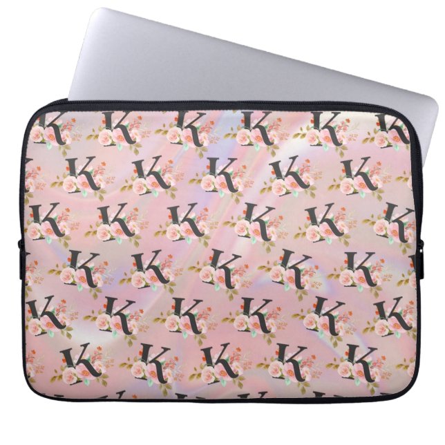 Housse Pour Ordinateur Portable Lettre K (Devant)