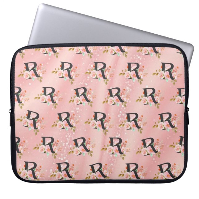 Housse Pour Ordinateur Portable Lettre R (Devant)
