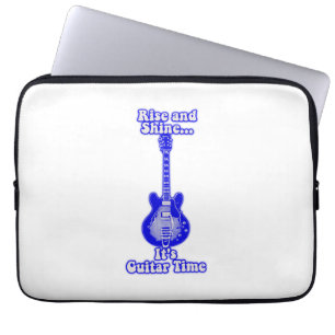 Housse Pour Ordinateur Portable Lève-toi et brille. c'est l'heure de la guitare.gu