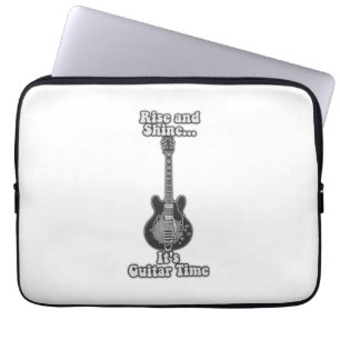 Housse Pour Ordinateur Portable Lève-toi et brille. C'est l'heure de la guitare. n