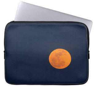 Housse Pour Ordinateur Portable Lever de lune de la Super Lune Savannah, Géorgie