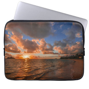 Housse Pour Ordinateur Portable Lever de soleil à l'île de Mokulua