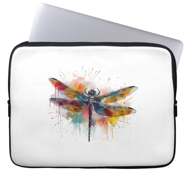 Housse Pour Ordinateur Portable libellule (Devant)